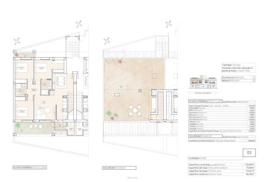 Obra Nueva - Top Floor Bungalow - Hondon de las Nieves - El Salero