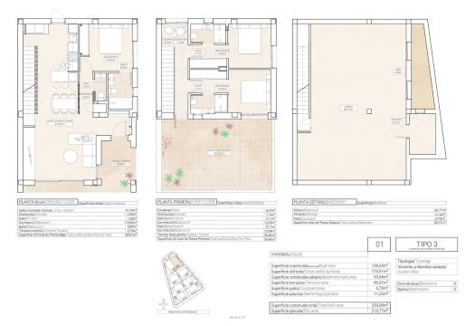 Obra Nueva - Villa / Chalet - Hondon de las Nieves - Centro