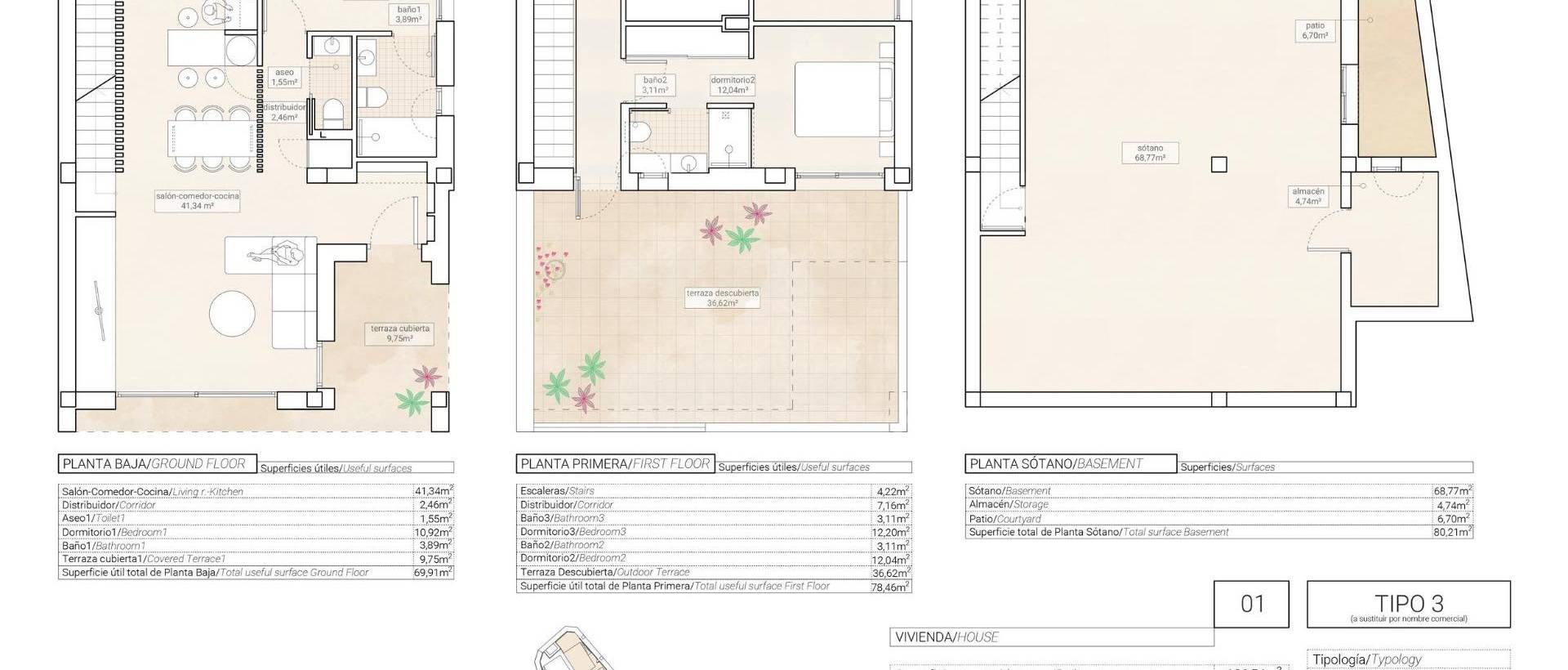 Obra Nueva - Villa / Chalet - Hondon de las Nieves - Centro