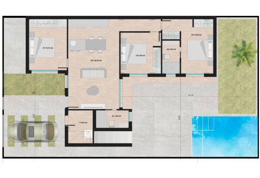 Obra Nueva - Semidetached - Torre Pacheco - Roldán