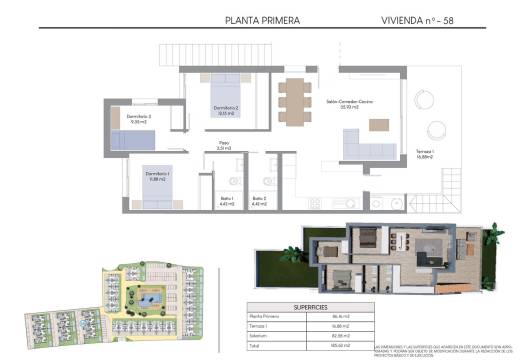 New - Top Floor Bungalow - Finestrat