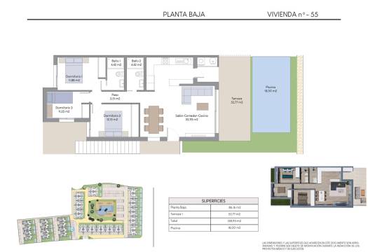 Obra Nueva - Ground Floor Bungalow - Finestrat