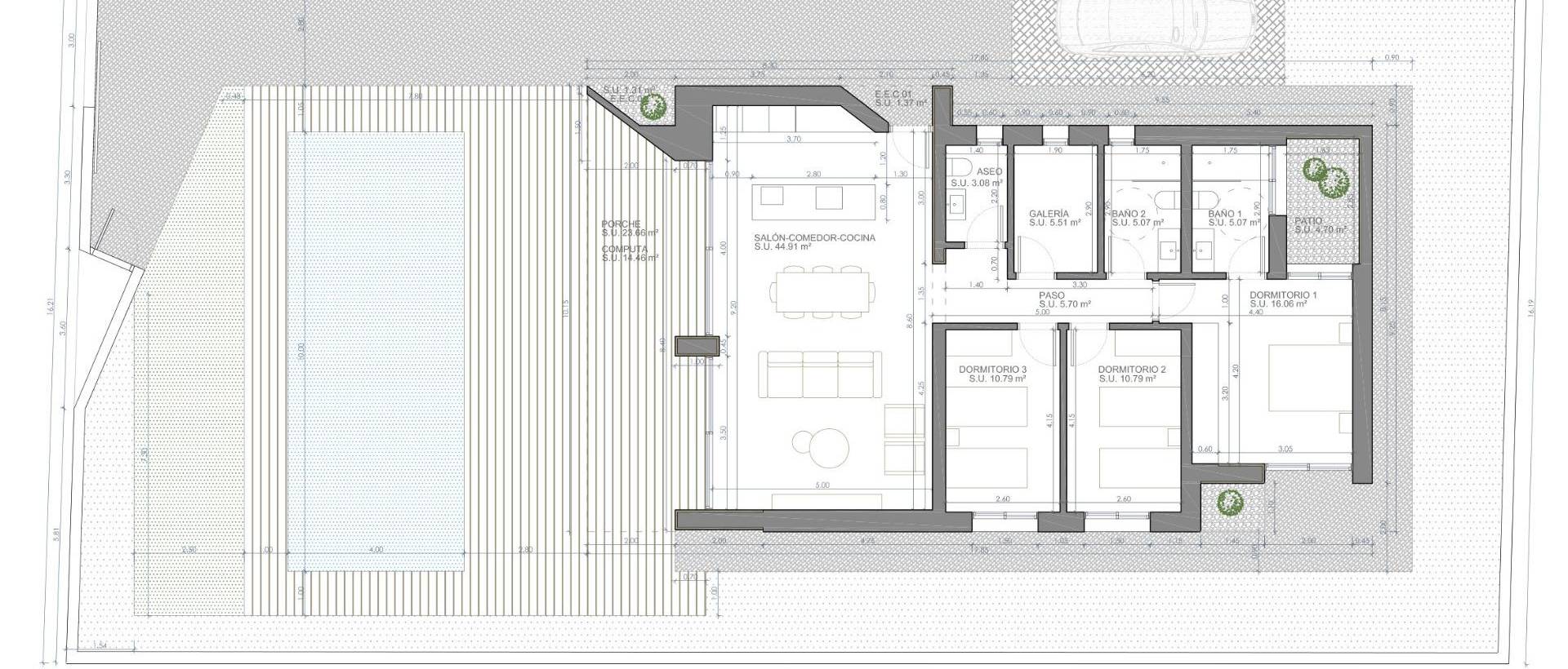 Obra Nueva - Villa / Chalet - Aspe - Centro