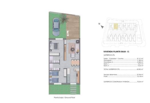 Obra Nueva - Ground Floor Bungalow - Pilar de la Horadada - pueblo