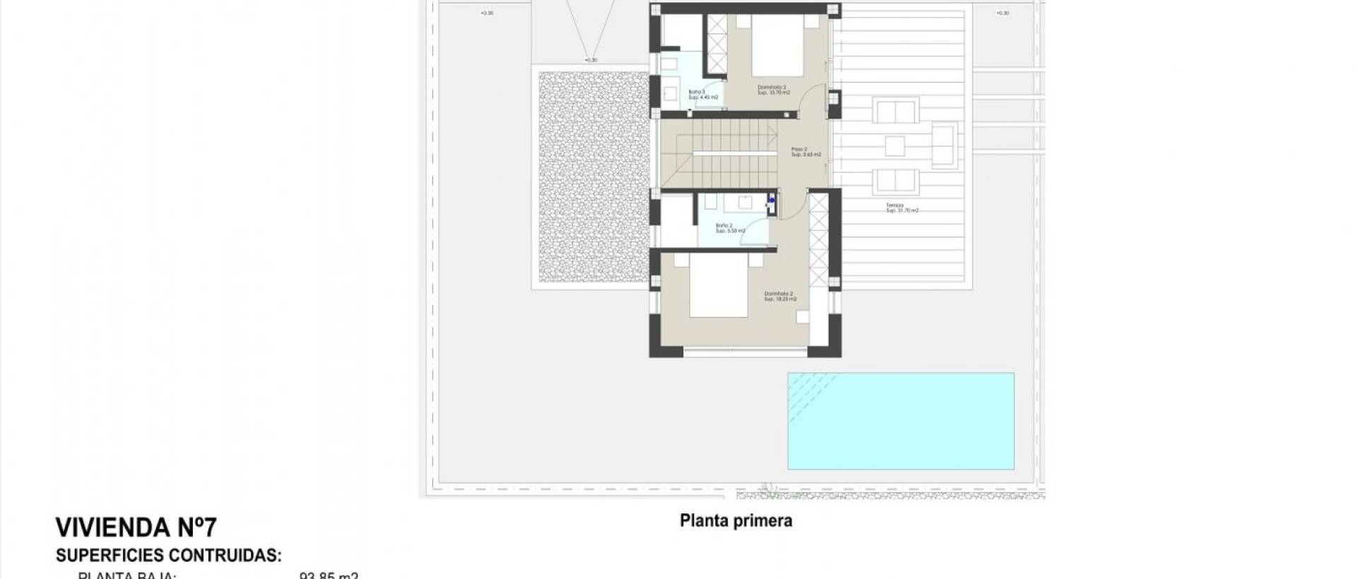 Obra Nueva - Villa / Chalet - Pilar de la Horadada - Las Higuericas