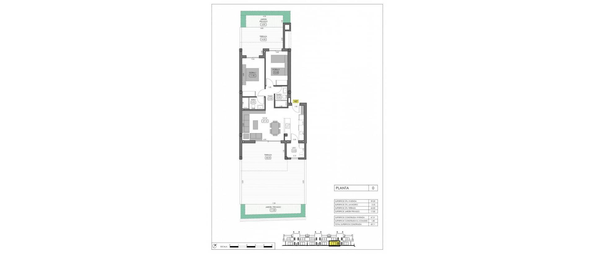 Obra Nueva - Ground Floor Bungalow - Algorfa - La Florida