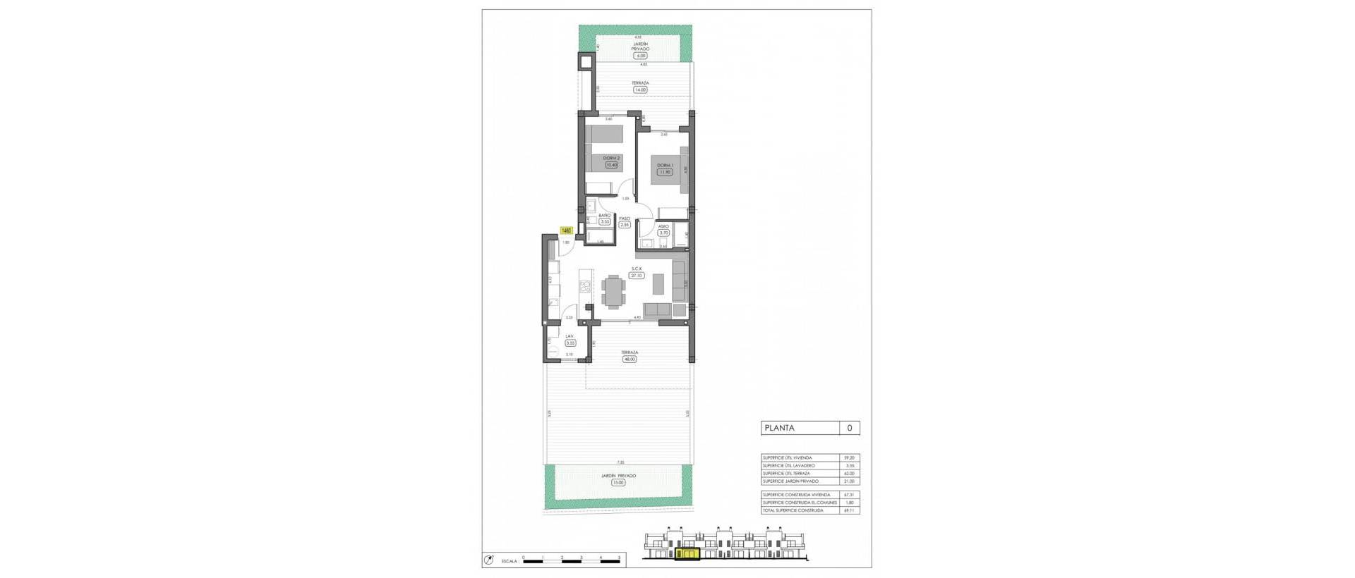 Obra Nueva - Ground Floor Bungalow - Algorfa - La Florida