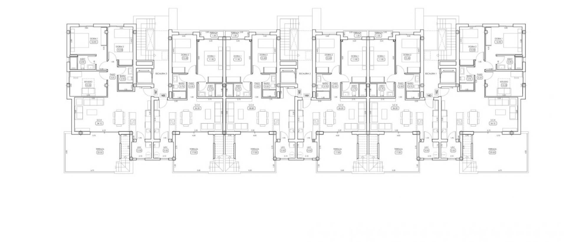 Obra Nueva - Ground Floor Bungalow - Algorfa - La Florida