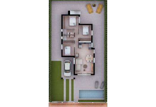 Obra Nueva - Villa / Chalet - Los Alcázares - Serena Golf