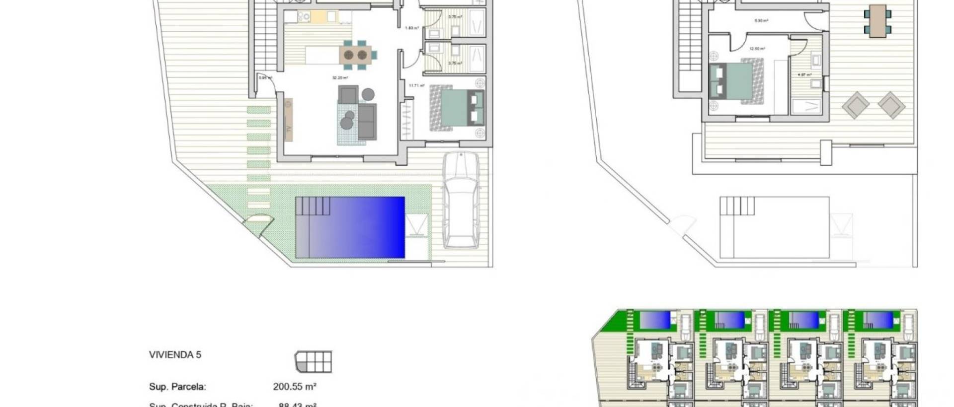 Obra Nueva - Semidetached - Torre Pacheco - Roldán