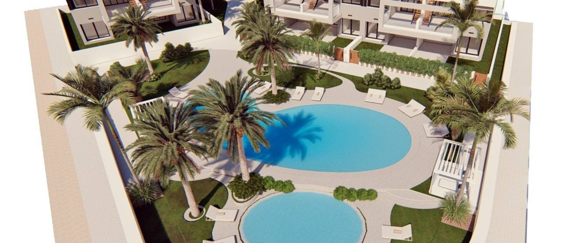 Obra Nueva - Ground Floor Bungalow - Torrevieja - Los balcones