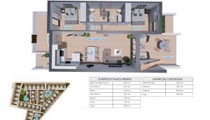 Obra Nueva - Top Floor Bungalow - Torrevieja - Los balcones