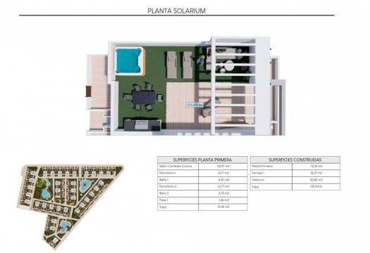 Obra Nueva - Top Floor Bungalow - Torrevieja - Los balcones