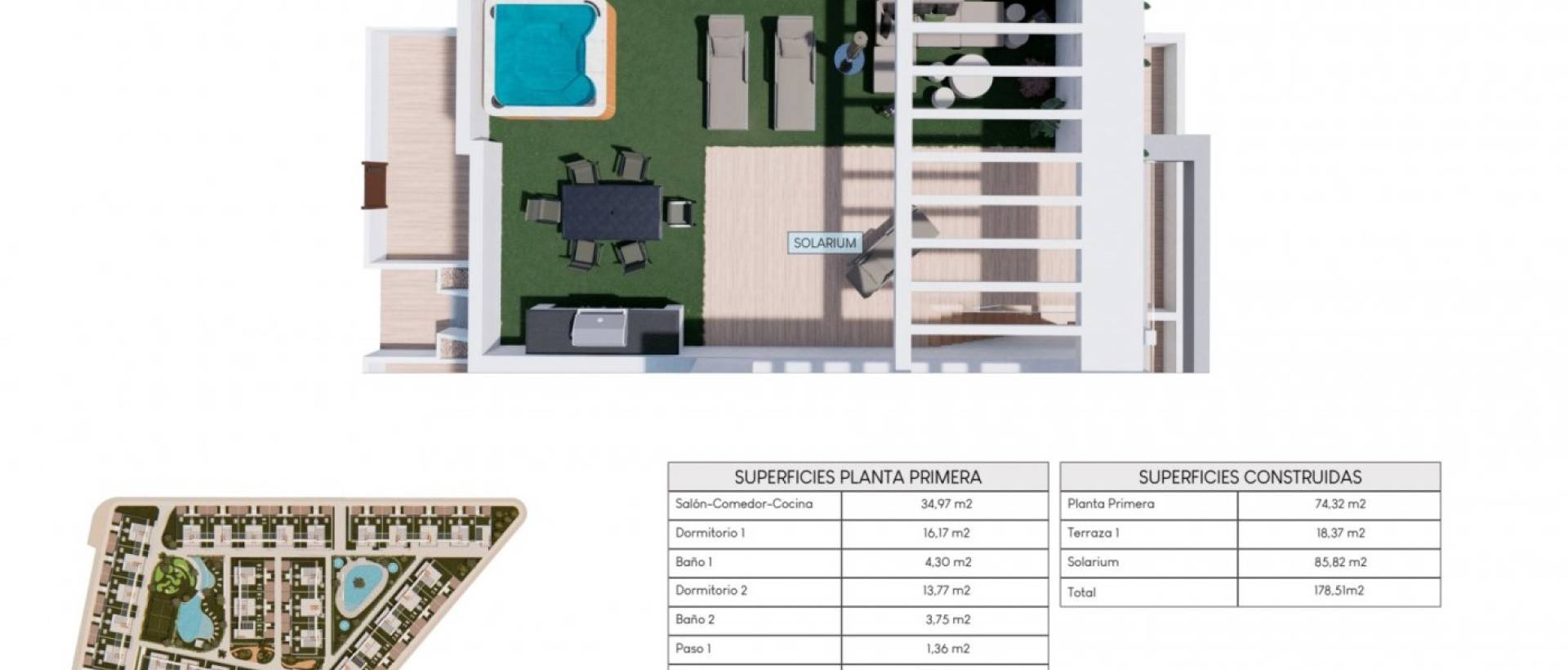 Obra Nueva - Top Floor Bungalow - Torrevieja - Los balcones