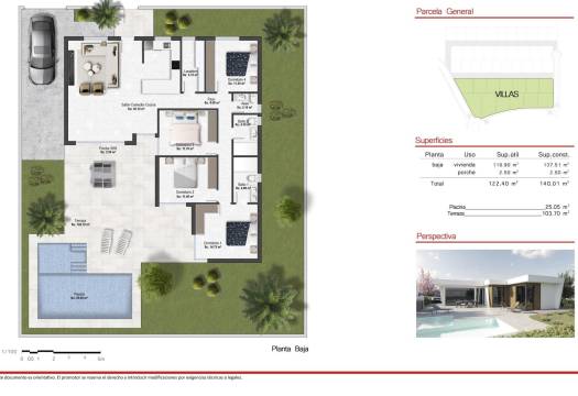 Obra Nueva - Villa / Chalet - BAÑOS Y MENDIGO - Altaona Golf