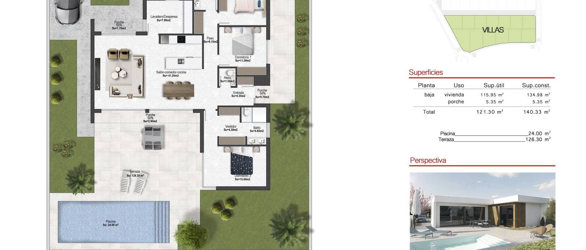 Obra Nueva - Villa / Chalet - BAÑOS Y MENDIGO - Altaona Golf