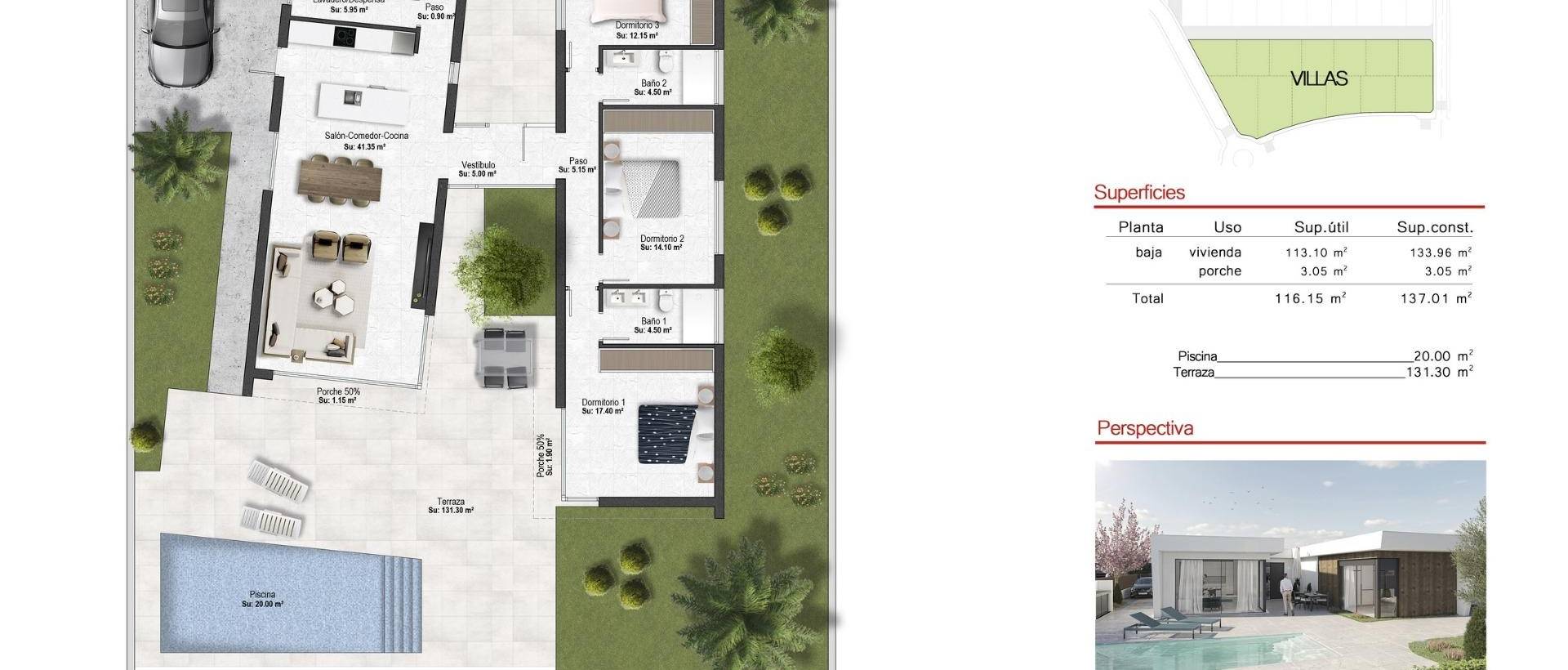 Obra Nueva - Villa / Chalet - BAÑOS Y MENDIGO - Altaona Golf