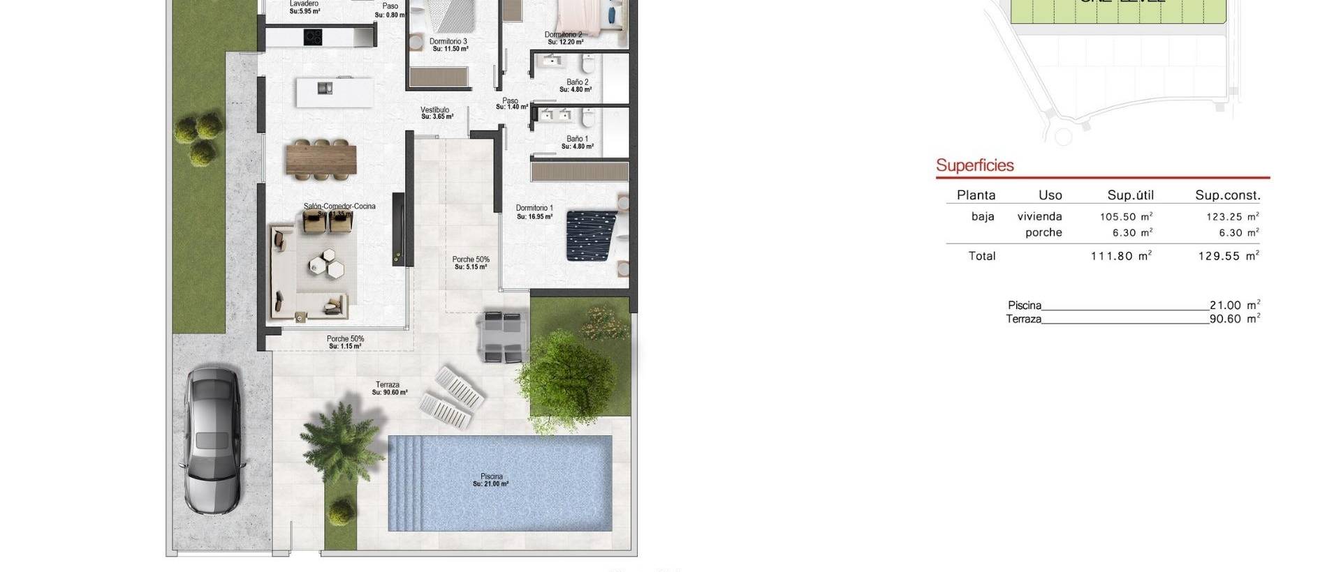 Obra Nueva - Villa / Chalet - BAÑOS Y MENDIGO - Altaona Golf