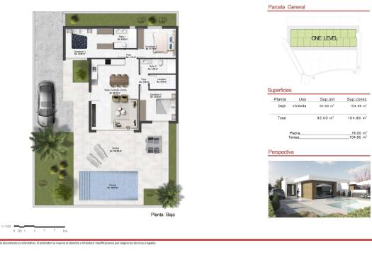 Obra Nueva - Villa / Chalet - BAÑOS Y MENDIGO - Altaona Golf