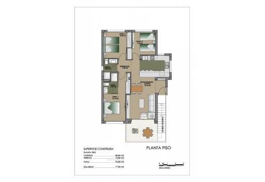 Obra Nueva - Top Floor Bungalow - San Miguel de Salinas - VistaBella Golf