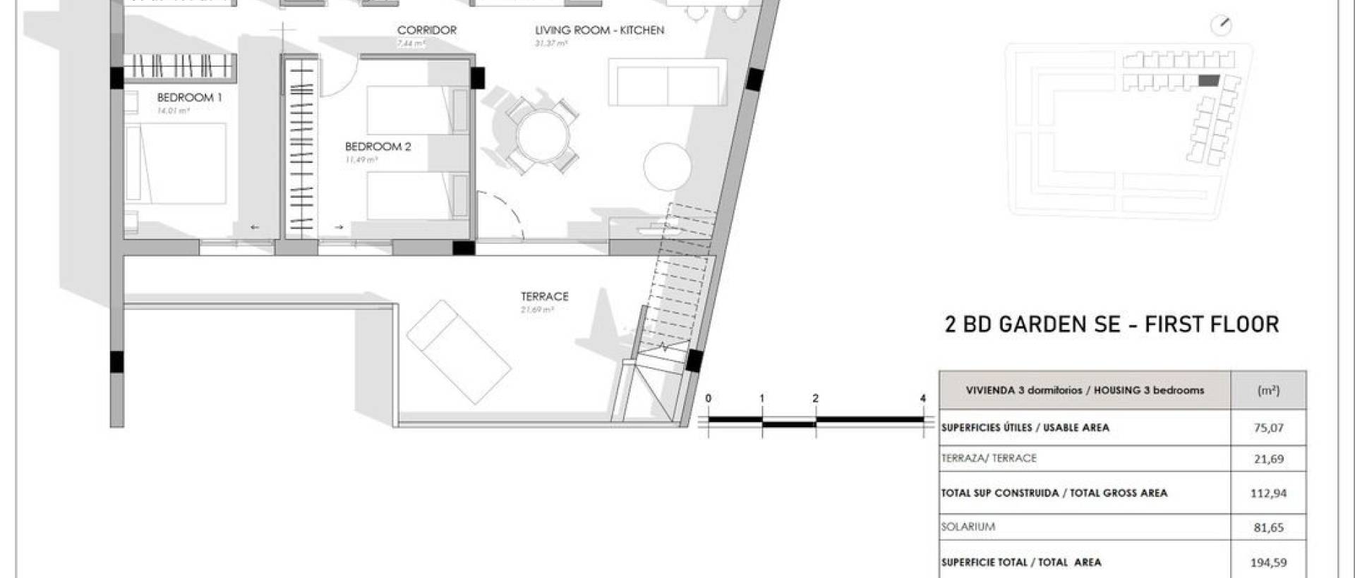 Obra Nueva - Top Floor Bungalow - Torrevieja - La veleta