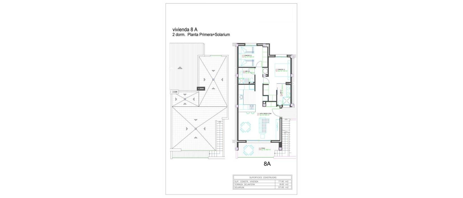 Obra Nueva - Top Floor Bungalow - Torrevieja - Los balcones