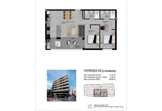 Obra Nueva - Apartmento - Santa Pola - pueblo