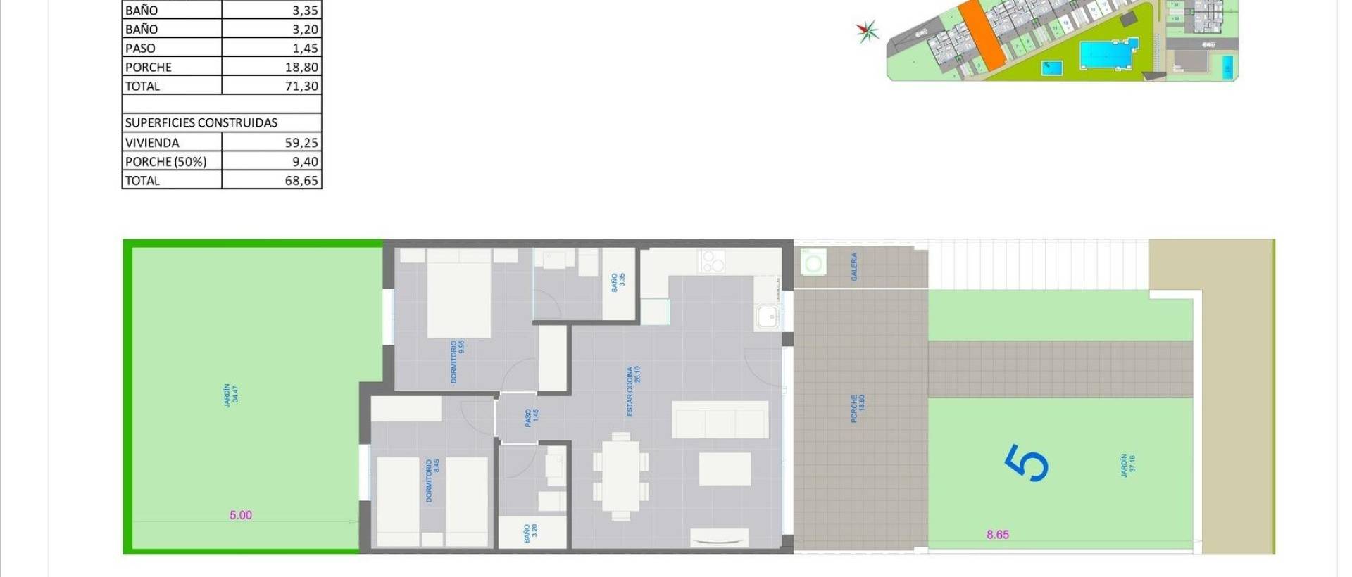 Obra Nueva - Ground Floor Bungalow - Pilar de la Horadada - pueblo