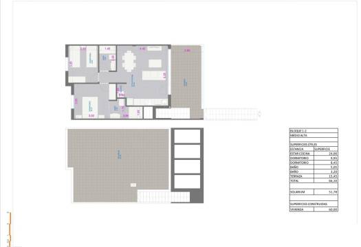 Obra Nueva - Top Floor Bungalow - Pilar de la Horadada - pueblo