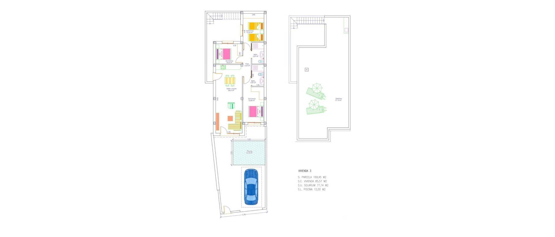 Obra Nueva - Villa / Chalet - San Javier - pueblo