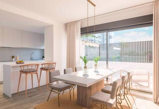 New - Ground floor apartment - Alicante - PAU 1