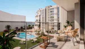 New - Ground floor apartment - Alicante - PAU 1