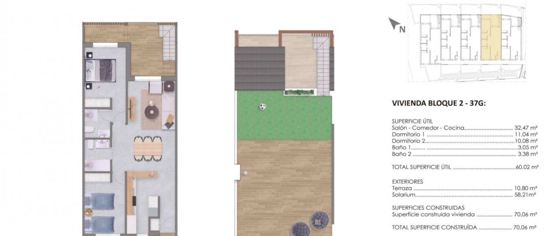 New - Top Floor Bungalow - Pilar de la Horadada - pueblo