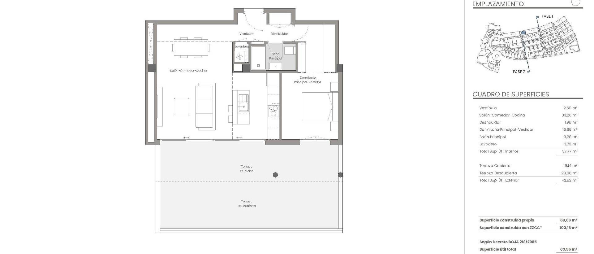 Obra Nueva - Top Floor Bungalow - Mojacar - Playa Macenas (Mojácar)