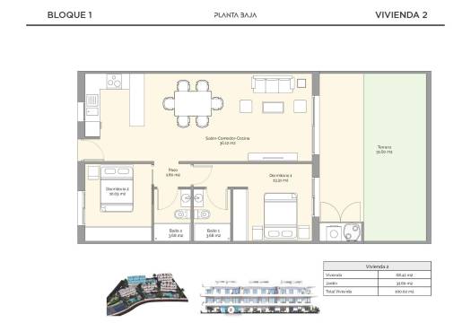 New - Ground floor apartment - Finestrat - Puig Campana Golf