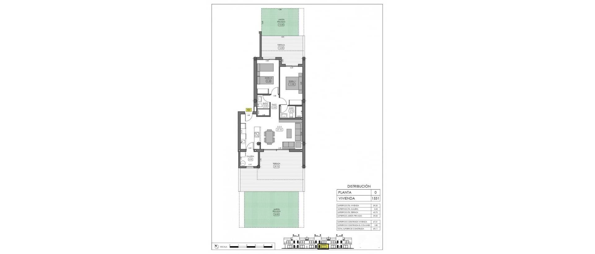 New - Ground Floor Bungalow - Algorfa - La Florida