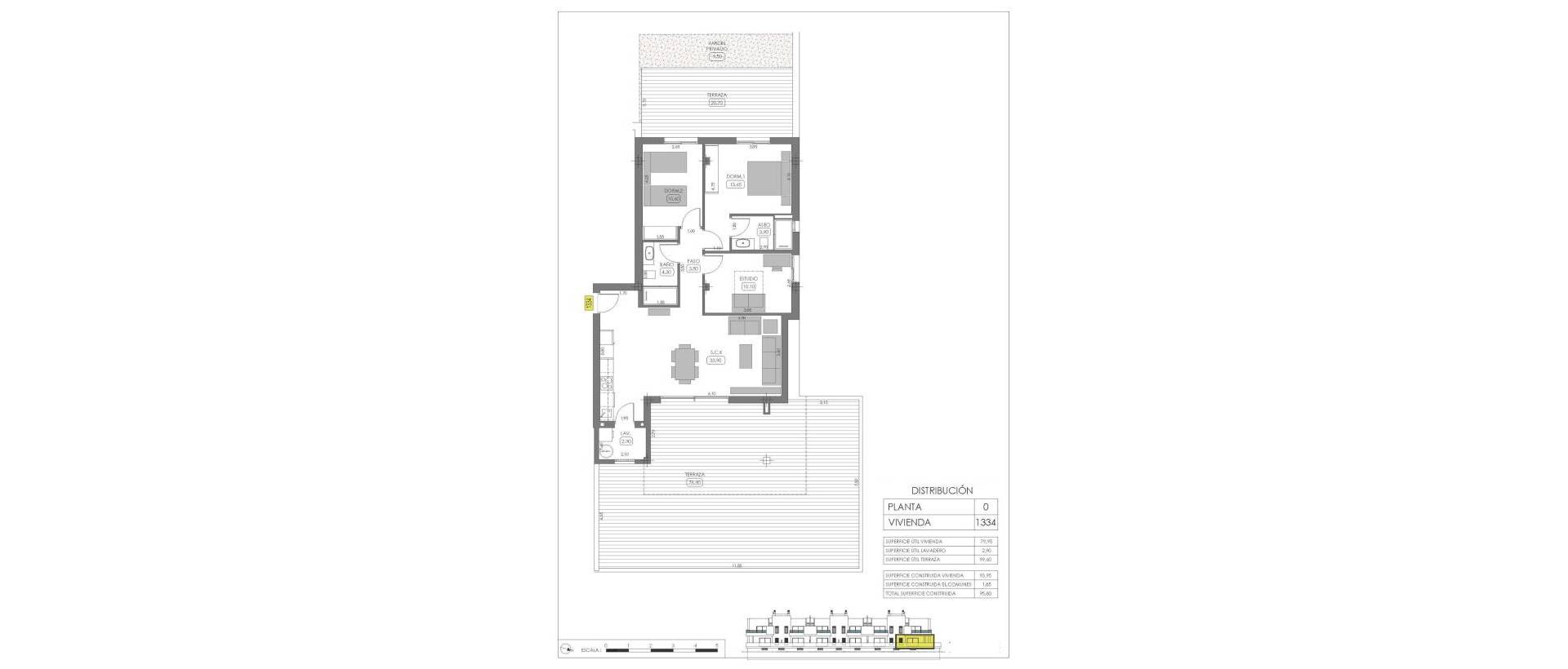 New - Top Floor Bungalow - Algorfa - La Florida
