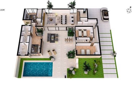 Obra Nueva - Villa / Chalet - BAÑOS Y MENDIGO - Altaona Golf