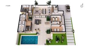 Obra Nueva - Villa / Chalet - BAÑOS Y MENDIGO - Altaona Golf