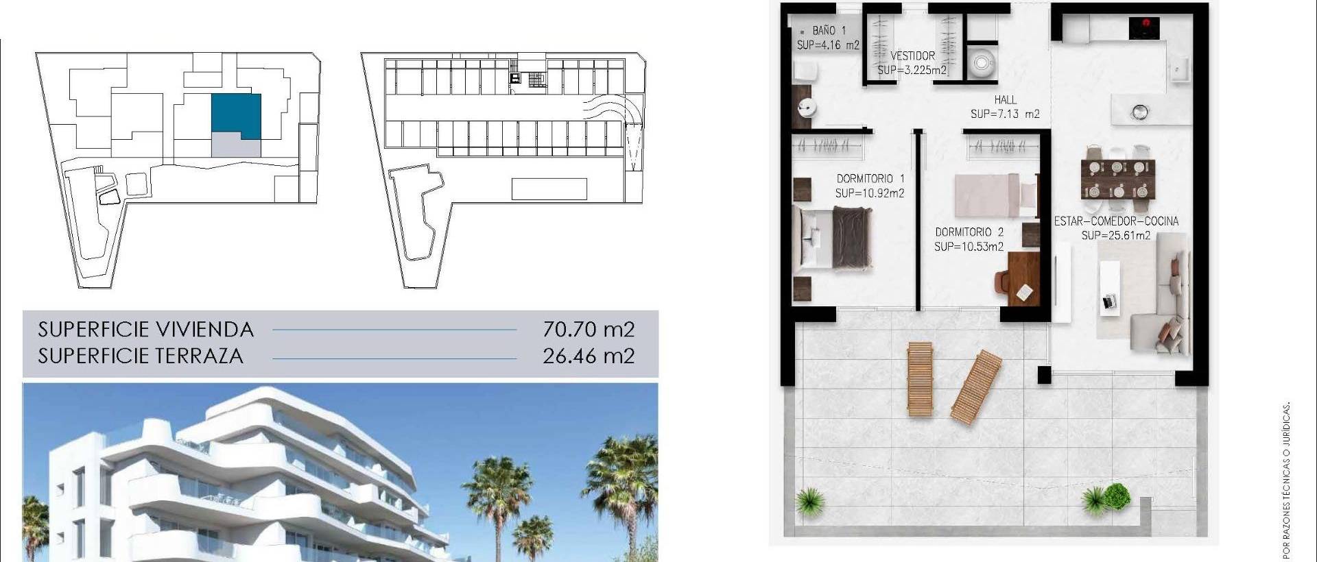 New - Ground floor apartment - Pilar de la Horadada - Mil Palmeras