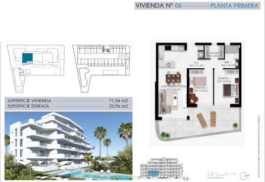 Obra Nueva - Apartmento - Pilar de la Horadada - Mil Palmeras