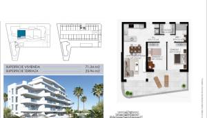 Obra Nueva - Apartmento - Pilar de la Horadada - Mil Palmeras