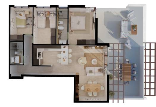 New - Apartment - Vera - Vera playa