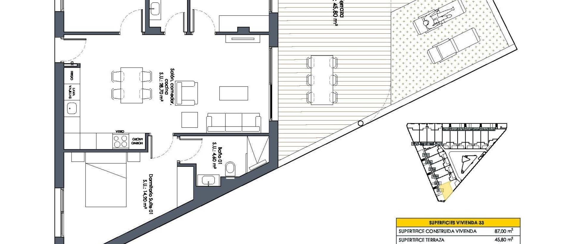 Obra Nueva - Apartmento - San Fulgencio - Pueblo
