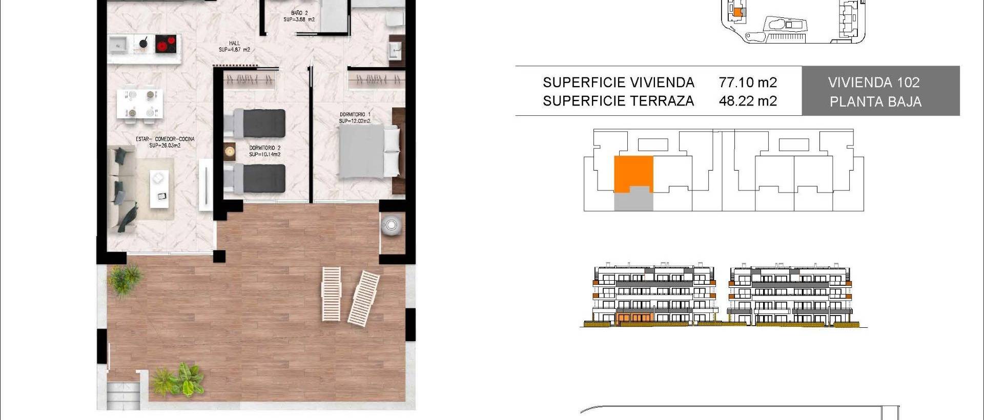 New - Apartment - Torrevieja - La Siesta