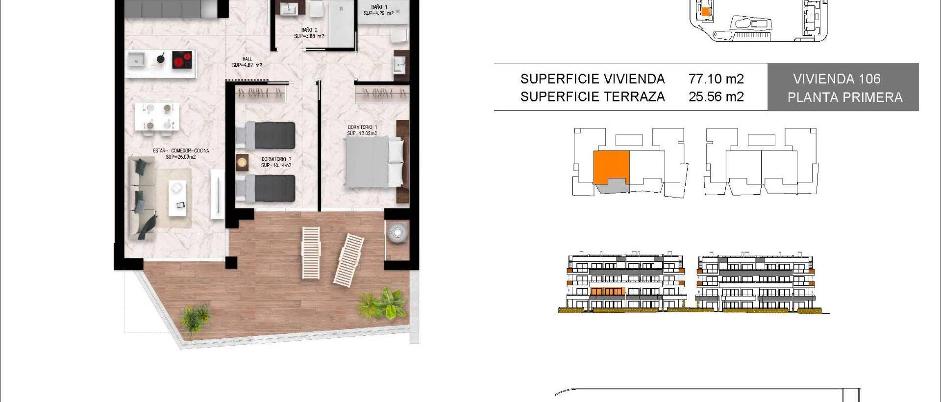 New - Apartment - Torrevieja - La Siesta