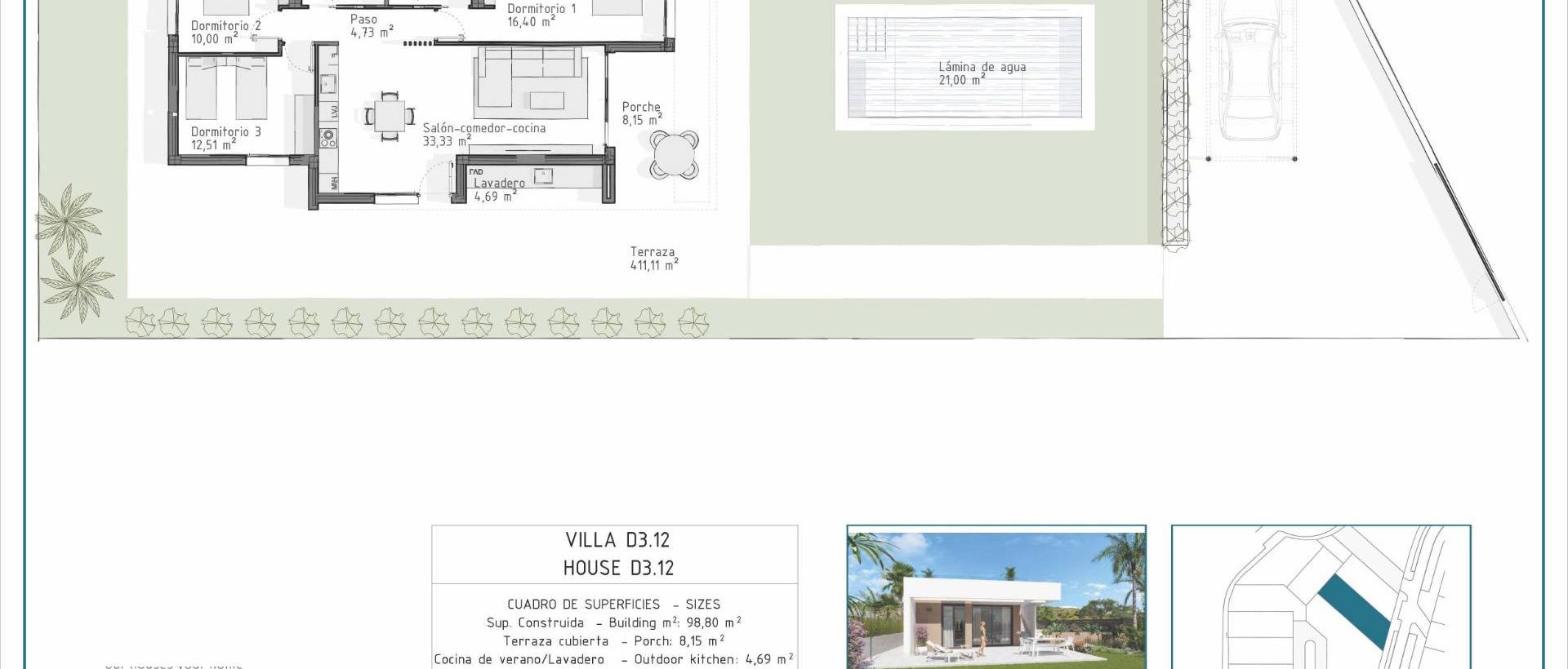 Obra Nueva - Villa / Chalet - Vera - Pueblo Salinas