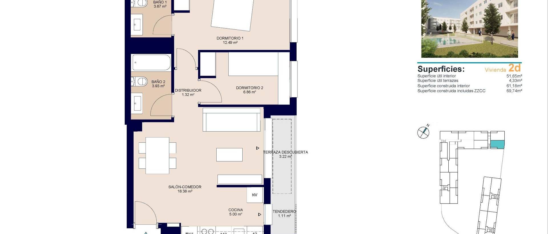 Obra Nueva - Apartmento - Alicante - San Agustín