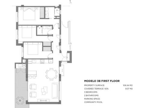 Obra Nueva - Apartmento - Los Alcázares - Parque Diana