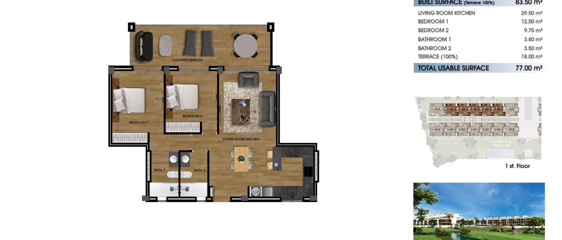 New - Apartment - Los Alcázares - La Serena Golf